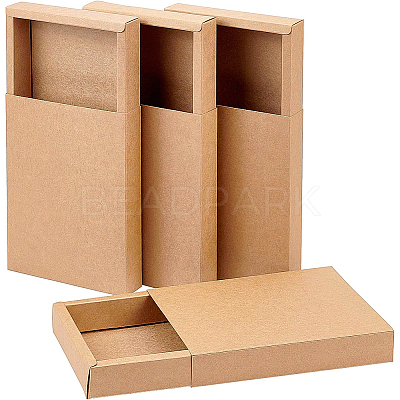 Kraft Paper Folding Box CON-WH0010-01K-C-1