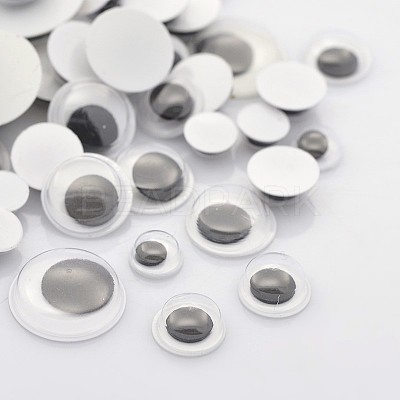 Wobbly Eye Plastic Cabochons KY-X0003-1