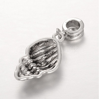 Mixed Ocean Theme Tibetan Style Alloy Large Hole European Dangle Charms X-PALLOY-JF00046-1
