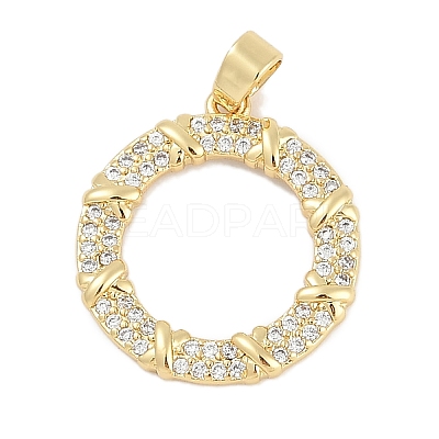 Rack Plating Brass Pendants KK-Q028-09G-1