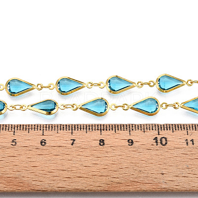 Brass Teardrop Link Chains CHC-N023-09C-G-1