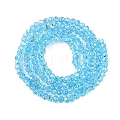 Electroplate Glass Beads Strands EGLA-A044-T2mm-L08-1