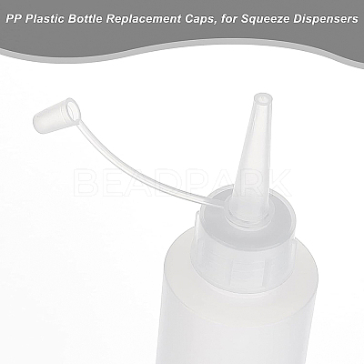 40Pcs PP Plastic Bottle Replacement Caps KY-BC0001-22-1