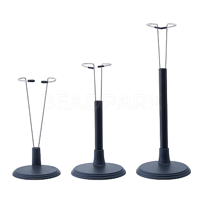 12 Sets 3 Styles Plastic with Iron Doll Support for Models ODIS-FH0001-18-1