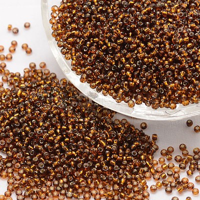 6/0 Transparent Glass Round Seed Beads SEED-J010-F6-31-1