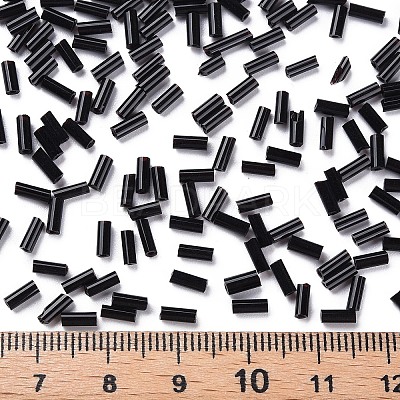 Opaque Colours Glass Bugle Beads SEED-N005-001-B04-1