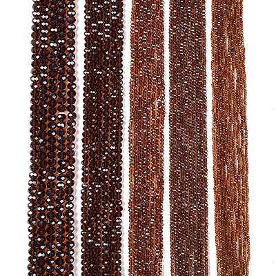 Electroplate Glass Beads Strands EGLA-A044-T3mm-A02-1
