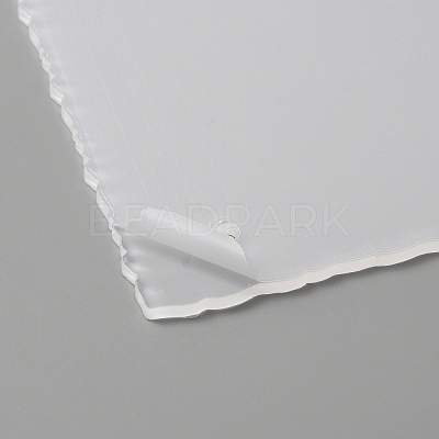 Rectangle Transparent Acrylic Nail Art Display Board ODIS-WH0017-076B-1