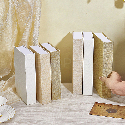 6Pcs 6 Styles Fake Book Model Simulation Book AJEW-NB0008-24B-1