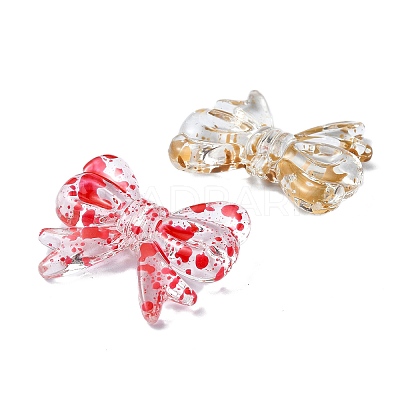 Transparent Acrylic Beads X-OACR-E033-10-1