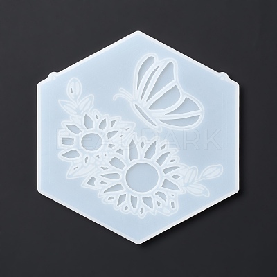 DIY Hexagon Shape Pendant Decoration Food-grade Silicone Molds SIMO-D002-03B-1