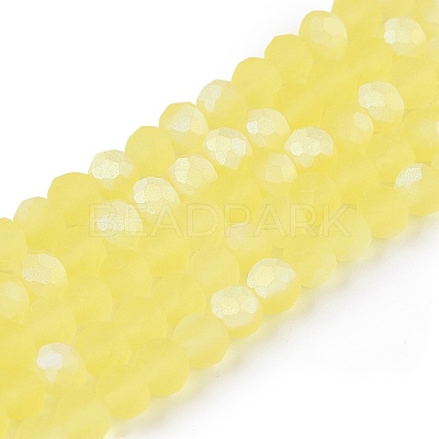 Transparent Glass Beads Strands LS-EGLA-A044-T4mm-MB29-1