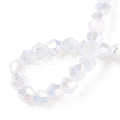 Imitation Jade Electroplate Glass Beads Strands LS-EGLA-A039-J2mm-B06-1