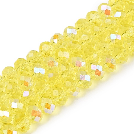Electroplate Glass Beads Strands EGLA-A044-T8mm-L29-1
