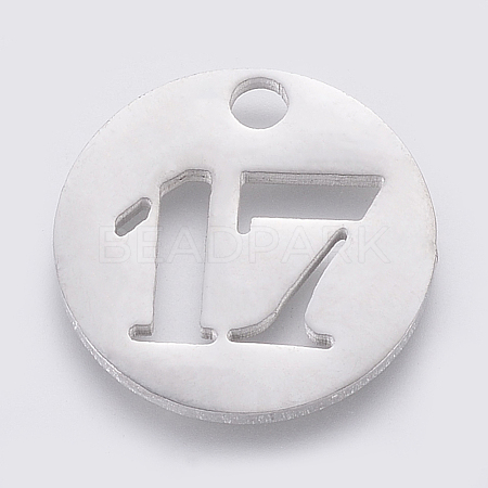 Non-Tarnish 304 Stainless Steel Pendants X-STAS-F233-17-P-1