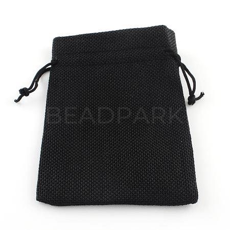 Burlap Packing Pouches Drawstring Bags ABAG-Q050-10x14-09-1