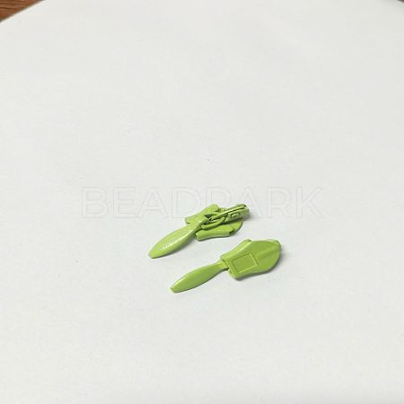 Iron Invisible Zipper Pull Slider Head IFIN-WH0057-09J-1