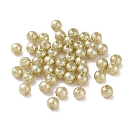 Imitation Pearl Acrylic Beads PL609-3-1