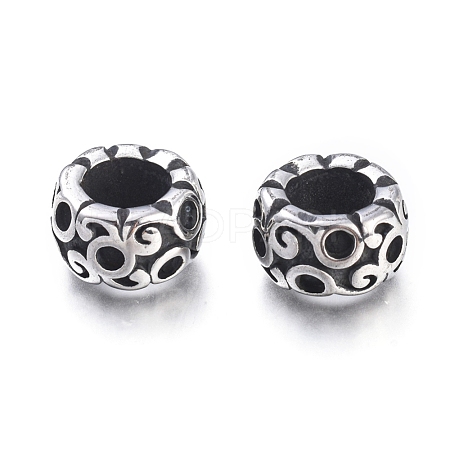 304 Stainless Steel Beads STAS-M274-088AS-1