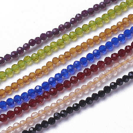 Glass Beads Strands G-F596-47-2mm-1