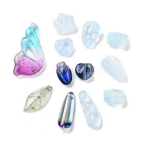 Mixed Styles & Shapes Glass Cabochons/Pendants/Links/Beads GLAA-MSMC006-01C-1