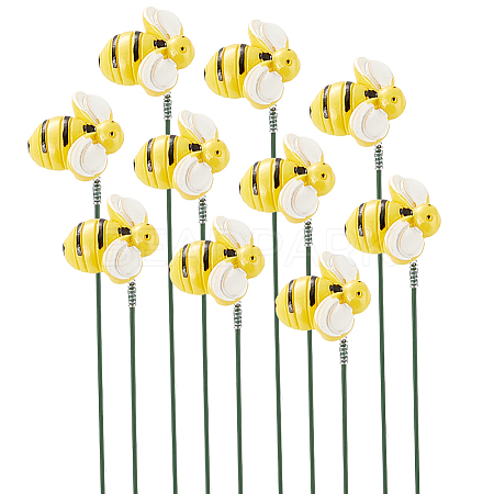 Resin Bees Garden Stakes Decor Yard Art Ornaments DIY-WH20002-72-1