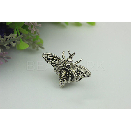 Zinc Alloy Twist Bag Lock Purse Catch Clasps LS-PURS-PW0001-056P-1