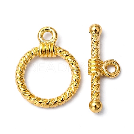 Tibetan Style Alloy Toggle Clasps LS-TIBE-EA9138Y-G-FF-1