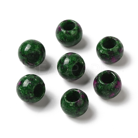 Natural Ruby in Zoisite European Beads G-N342-03H-1
