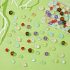 100Pcs 10 Style Transparent Czech Glass Beads GLAA-FH0001-72-4