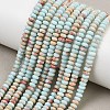 Synthetic Aqua Terra Jasper  Beads Strands G-S366-102A-2