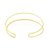 Rack Plating Brass Cuff Bangle BJEW-D043-01G-2