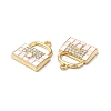 Alloy Enamel Pendants ENAM-F144-12D-3