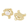 Brass Pendants KK-C109-04G-01-2
