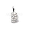 925 Sterling Silver with Cubic Zirconia Charms STER-Q004-01B-S-1