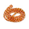 Transparent Electroplate Glass Beads Strands EGLA-F150-FR02-2
