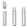CHGCRAFT 3Pcs 304 Stainless Steel Perfume Bottle Pendants STAS-CA0002-08-1