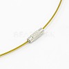 201 Stainless Steel Wire Necklace Cord X-TWIR-SW001-6-2