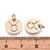 304 Stainless Steel Charms STAS-Q201-T445-2R-3