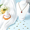 200Pcs 4 Colors Tibetan Style Alloy Glue-on Flat Pad Bails FIND-SP0001-84-4