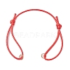 Adjustable Waxed Polyester Cord Bracelet Making AJEW-JB01313-01-1