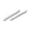 SHEGRACE Brass Pave Clear Cubic Zirconia Connector Charms XGRQ3P326-640P-2