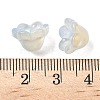 Transparent Glass Beads Caps X-GLAA-B028-01K-3