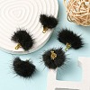 Faux Mink Fur Tassel Pendant Decorations FIND-YW0002-24A-5