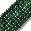 Painted Glass Bead Strands DGLA-S071-6mm-19-1