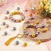45Pcs 3 Colors Food Grade Eco-Friendly Silicone Focal Beads SIL-PH0001-09-2