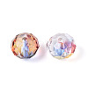 Baking Paint Transparent Glass Beads GLAA-N011-10mm-01-2
