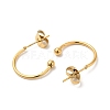 304 Stainless Steel Stud Earring EJEW-H134-02A-G-2