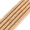 Electroplate Non-magnetic Synthetic Hematite Beads Strands G-L485-04B-LG-1