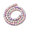 Polymer Clay Beads Strands CLAY-H006-04R-2